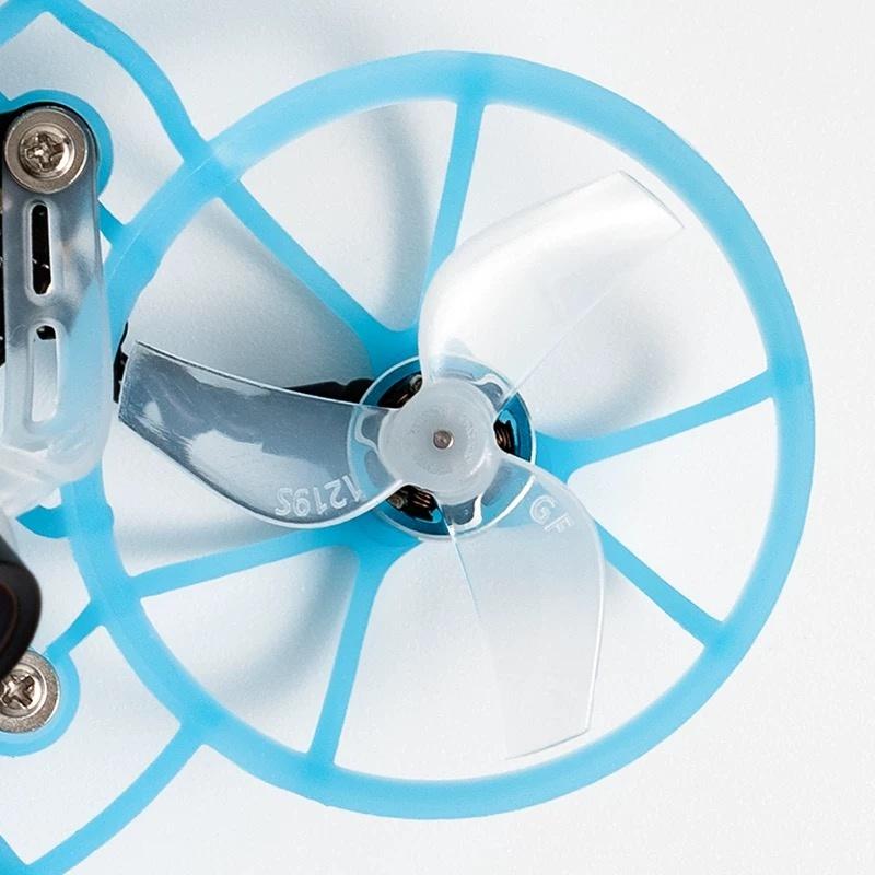 4 шт. 3-лопастных сверхлегких пропеллера CW CCW 1219S 31 мм для FPV Tinywhoop микро-дрона для мотора 0702 29000Kv DIY запчасть