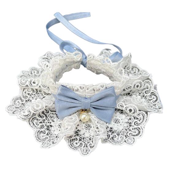 Pet Neckerchief Attractive Charming Cute Cats Dogs Bowknot Neckerchief with Bell