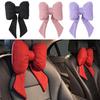 Car Headrest Pillow Vehicle Neck Pillow with Adjustable Strap Easy To Install Ergonomic Bow Neck Support Cushion Waist Pillow