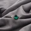 Green Emerald Gemstone Ring Jewelry, Handmade Gorgeous Silver Ring , 925 Sterling Silver Jewelry For Wedding Gift