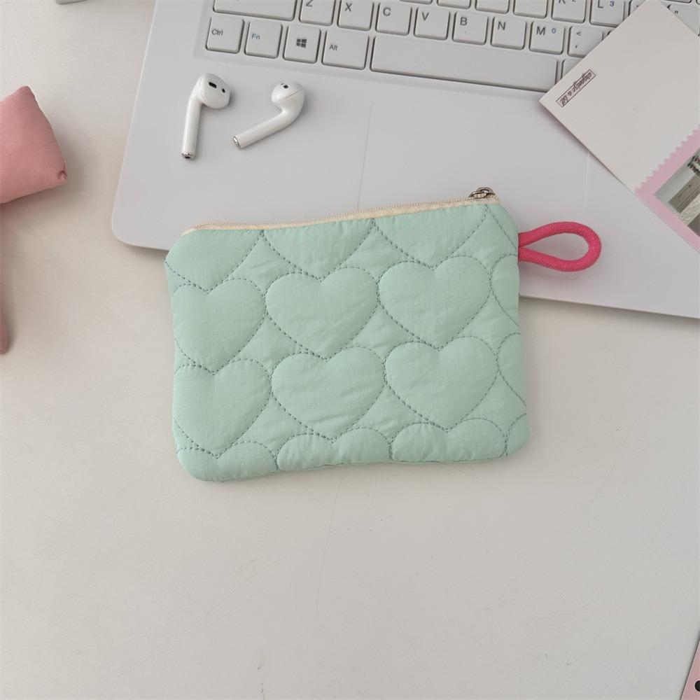Candy Color Mini Clutch Bags Quilted Female Handbags Portable Storage Bag