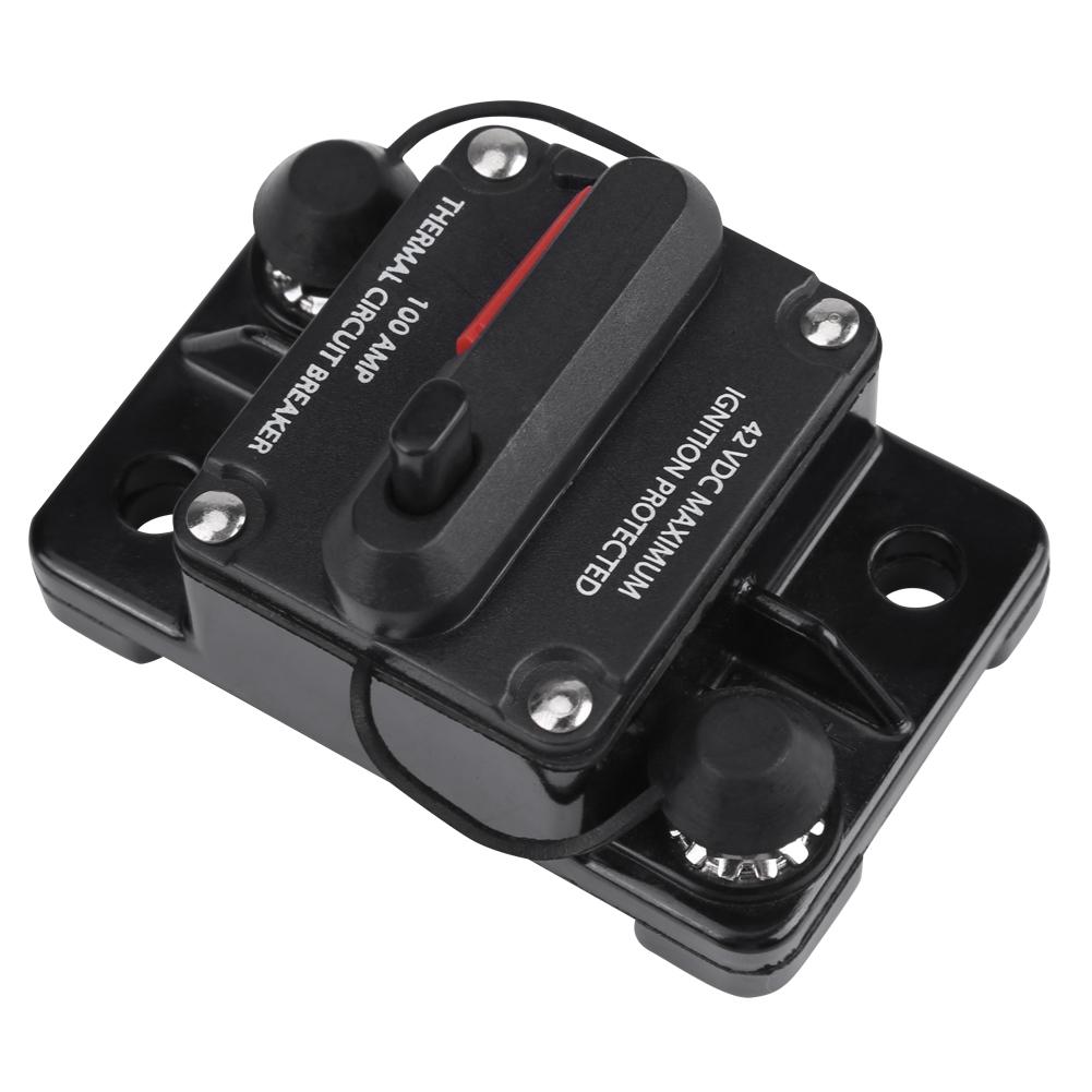 DC12V42V Автомобильный стерео аудиовход Встроенный автоматический выключатель Ручной сброс(100A)