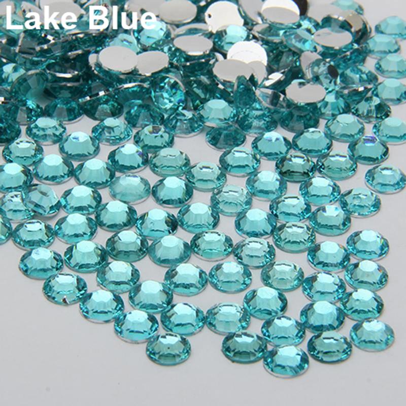 Puntos Rhinestone 2000 шт., полимерный чехол для телефона с плоской задней панелью «сделай сам», наклейки для ногтей, 2/3/4/5 мм