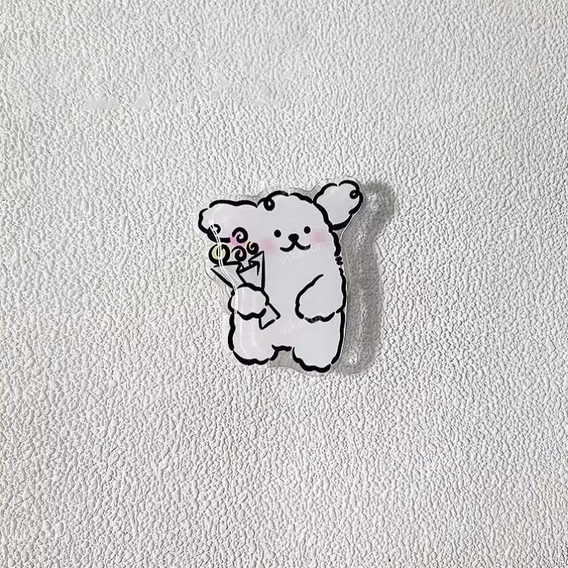 Держатель для телефона Ток Кронштейн Корейский Милый Мультяшный Щенок Магнитный Сокет Карманная Подставка Для iPhone Samsung Xiaomi Кольцо-Держатель для Пальца