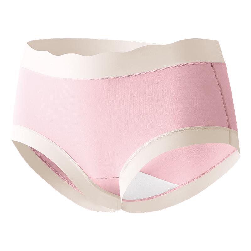 Simple Women's Traceless Underwear Large Women's Traceless Mid Waist Underwear Pure Cotton Summer