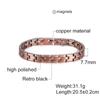 Ikuinen Copper Magnetic Bracelets for Women Men Vintage Pure Copper Magnet Health Bracelets Women Chain Brand Bracelets Femme