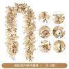 Artificial Maple Leaf Vine Fall Decor Black Leaves Harvest Season Home Decoration Silk Floral Garland