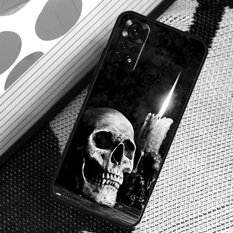 Gothic Fashion Skull Case For Xiaomi Redmi Note 12 8 9 10 11 Pro 9S 10S 11S 8T Redmi 10 12C 9C 10A 10C Coque