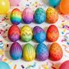12 шт. Пенопластовые пасхальные яйца для поделок, DIY раскрашивания, искусственные яйца для Пасхи, Рождества, праздничного искусства, изготовления поделок, школьных проектов