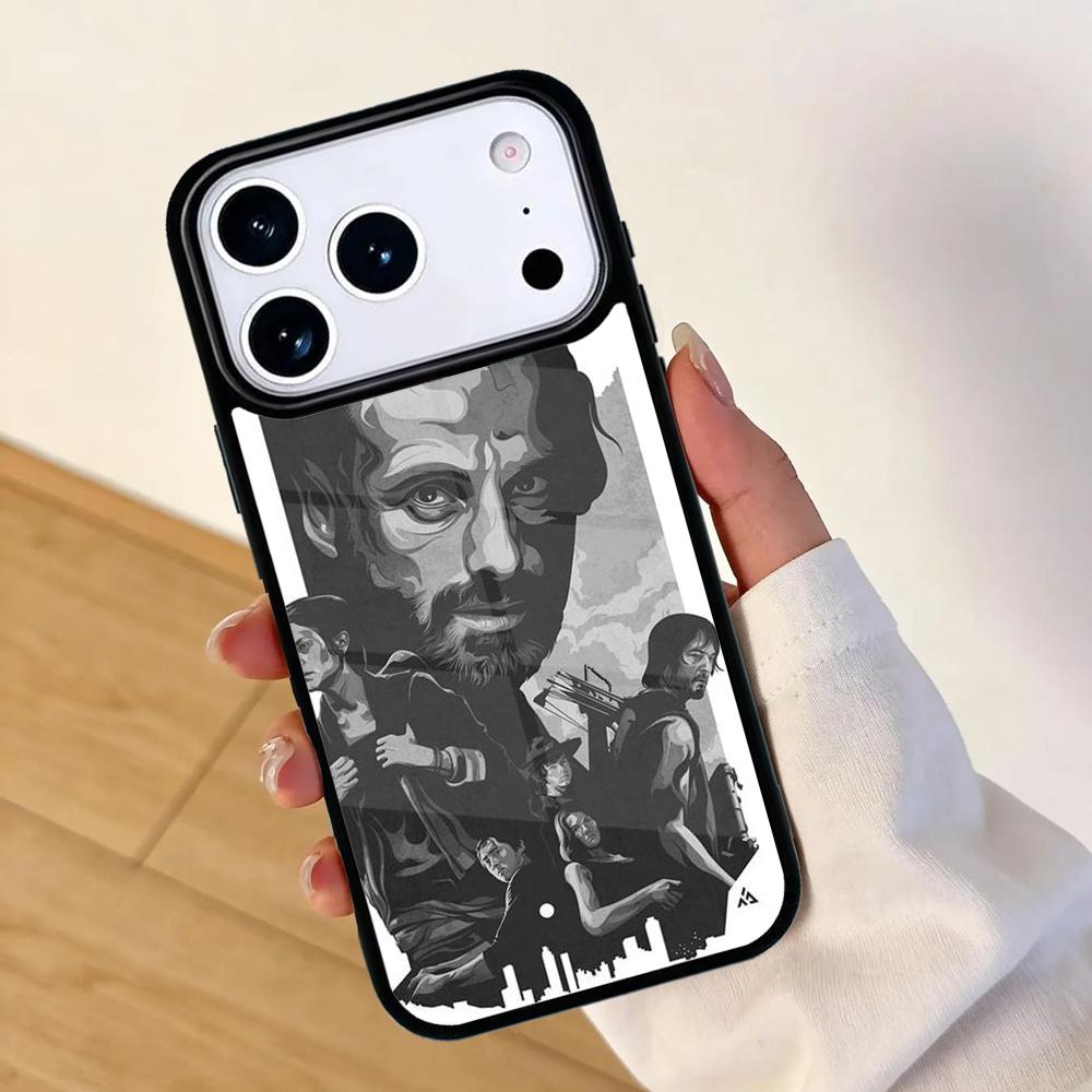 The Walking Dead Phone Case For Apple iPhone 17 air 16 Pro Max 15 Pro Max 14 13 12 11 Mini Back Cover