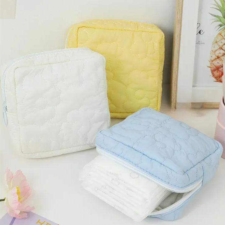 Girls Makeup Lipstick Organizer Case Bags Women Napkin Cosmetic Coin Bags Tampon Storage Bag Sanitary Pad Pouch Organizer