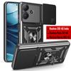 Чехол-броня с выдвижной шторкой для камеры для Realme C61 4G Индия Чехол с магнитной подставкой-кольцом для Realme Note 60 Narzo N61 4G Глобальный чехол