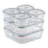 iwaki Pack & Range Square Glass Food Storage Containers Heat Resistant Microwave Safe PS-PRN-11W