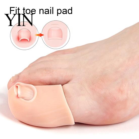 Comfortable Toe Sleeves for Sports 1 Pair Ingrown Toenail Corrector, Separator, Soft SEBS Silicone Sleeve Big Pain Correction Relief And Nail