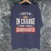 Unisex WoUnisex I Used to Be in Charge Then I Had 2 Granddaughters T Shirt Pure Cotton Printed Tee Shirts Clothing Outfits