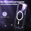 Magsafe Clear Phone Case for IPhone 15 Pro 13 11 12 14 Pro Max Plus 12 13 Mini Wireless Charging Shockproof Back Full Protection Cover