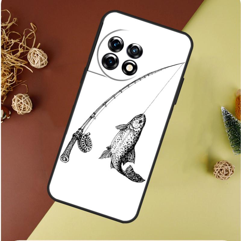 Carp Fish Fishing Rod For OnePlus Nord CE 4 3 2 Lite N20 N30 9 10 Pro 8T 9RT 10T 10R 13R 12R 11 12 13 Phone Case