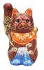 Kutani Ware Iwataya No. 4 Maneki Neko (Lucky Cat) - Fuji K9-1540
