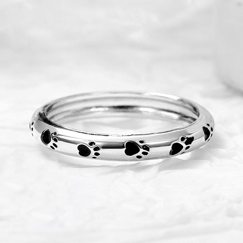 Cute Cat Claw & Dog Footprint Pinky Ring - Sweet Ladies' European & American Style