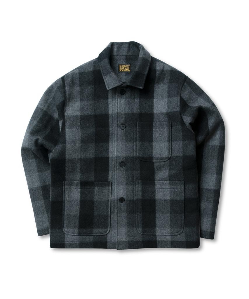 Blackpp Black Pp Heritage Wool Buffalo Plaid Chore Jacket