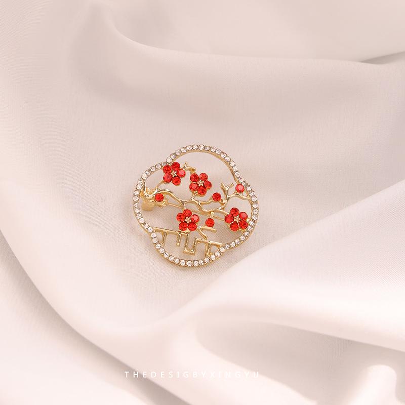 Элегантная брошь в виде золотого жемчужного колоса: Универсальный, Высококлассный Аксессуар для Женщин