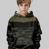 Casual 3D Print Hoodie For Boys, Long Sleeve Outdoor Shirt With Random Print, Breathable Polyester Fabric