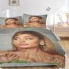 3Pcs Ariana Grande'S Green Elegance Bedding Sets For All Sizes New 3D Printed Bed Cover Comforter Duvet Cover Pillowcase Bedroom Decoration