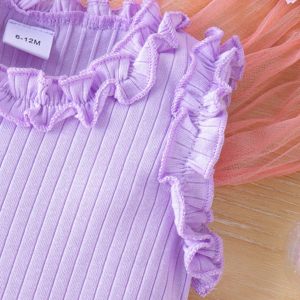 Модный костюм для девочек, весенне-летний детский повседневный милый кружевной жилет + однотонные шорты с поясом