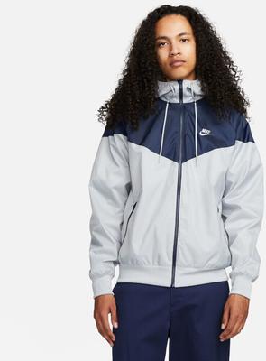 Куртка Sportswear Windrunner (DA0001) мужская Heritage Essentials Windrunner (DA0001) lt smoke grey/obsidian/lt smoke grey