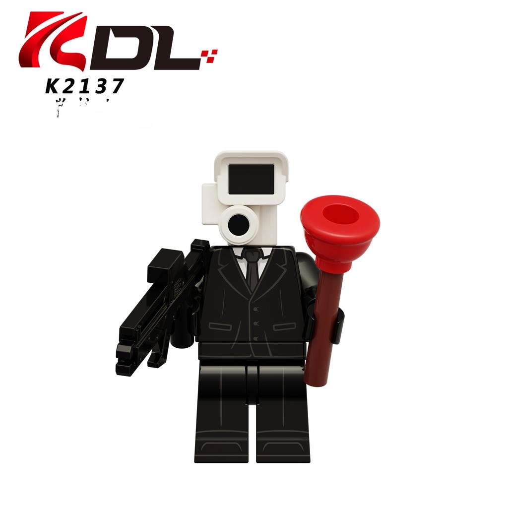 KDL818 Туалет Человек Динамик Человек Монитор Человек Модель Сборка Строительных Блоков Человек Детские Развивающие Игрушки