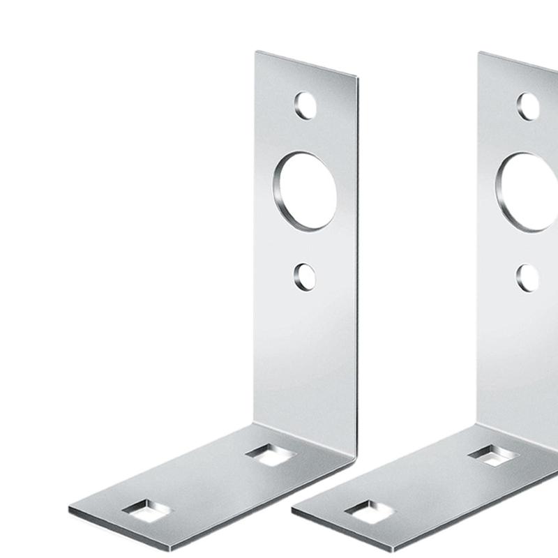 2x Trailer Light Brackets L Shape Parts Pre Drilled Hole Fit Most Trailer