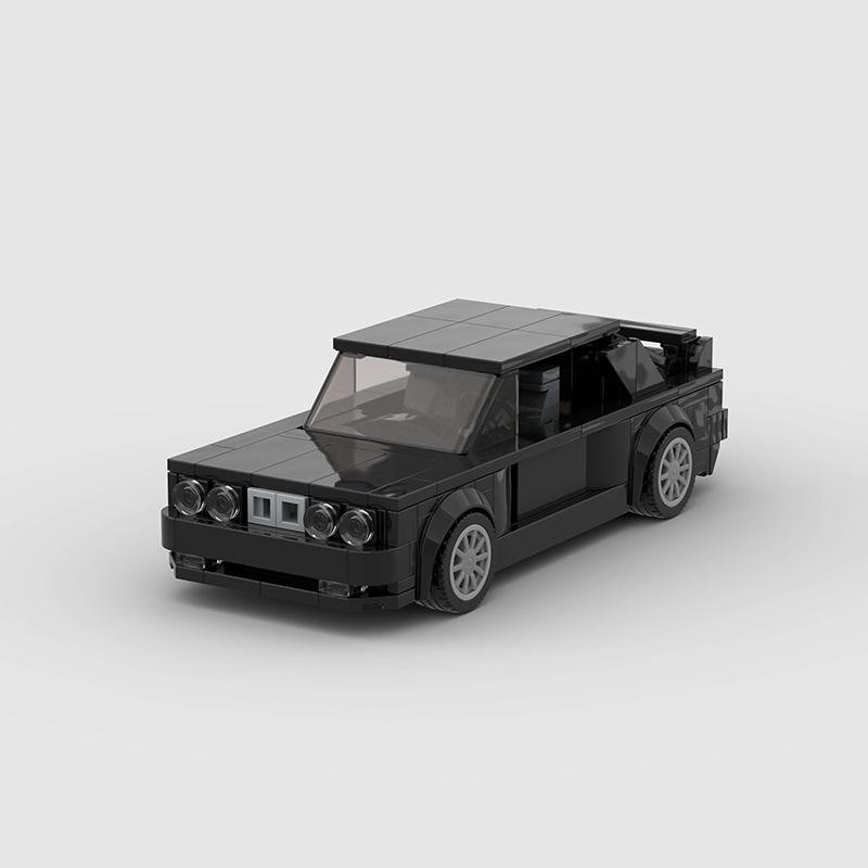 Городской Автомобиль Гонщик MOC E30 M3 Строительные Блоки Кирпич Гонки Классический Суперкар Креативный Гараж Детские Игрушки Подарок