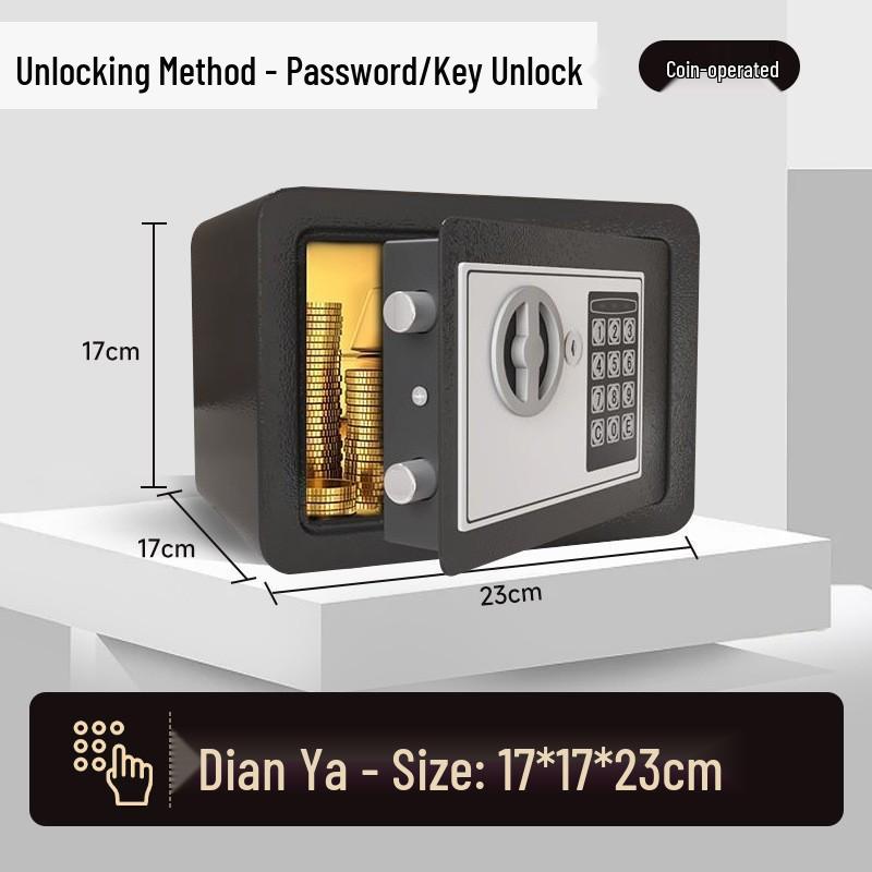 In-Stock Kids Safe: Secure Password Money Box for Deposits & Withdrawals, Large Capacity, Ideal Gift for Children