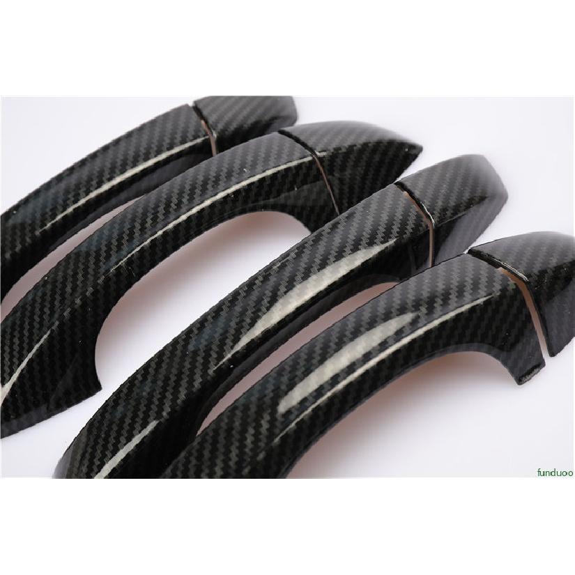 Новая хромированная наклейка на ручку боковой двери автомобиля из углеродного волокна для VW CC 2022, стильная