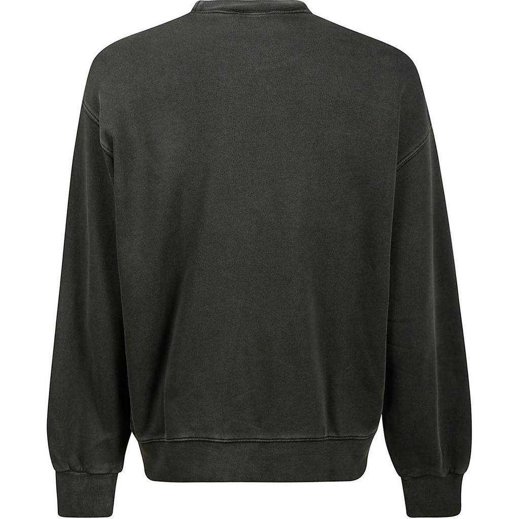 Carhartt WIP Логотип Значок Круглый вырез Опущенные плечи Длинный рукав Толстовка Мужская толстовка Черный I029957-89-GD
