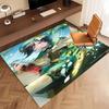 1pc Genshin Impact characters8 Print Area Rug - Soft, Washable Non-Slip Indoor Mat, Living Room, Home Office Decorative Rug,Office Decorative