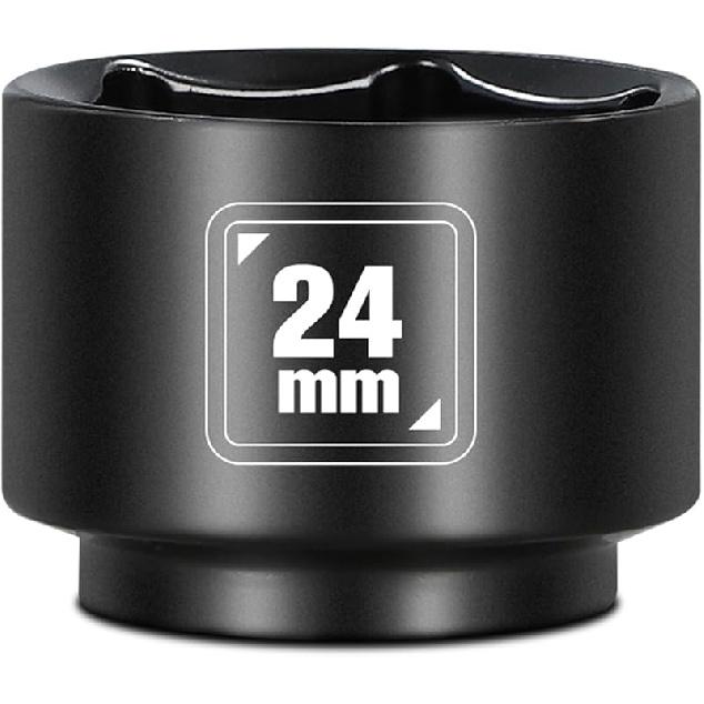 BLACKROBOT 32Mm Low Profile Oil Filter Socket, 3/8" Drive 6-Point Oil Filter Cap Remover And Taller Tool, Chrome Vanadium Steel