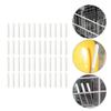 100pcs Round Tip Cap Cover Flexible End Cover Caps Dishwasher Rack Caps Tips Baskets Repair