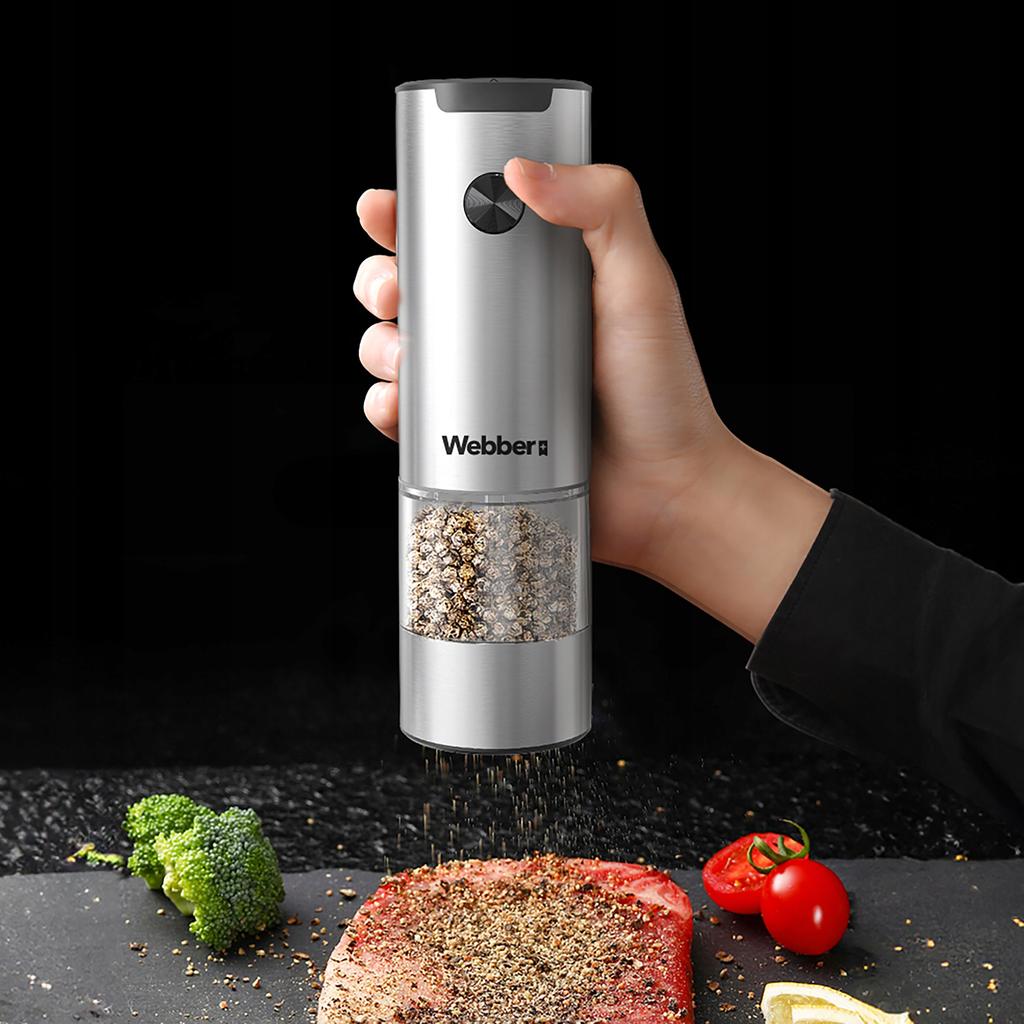 Battery-Operated Electric Pepper Or Salt Grinder