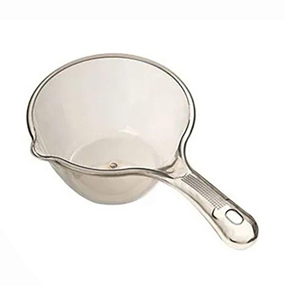 Совок для мытья головы, большой ковш для воды, прозрачная ложка для воды для ванны, домашний ковш для воды