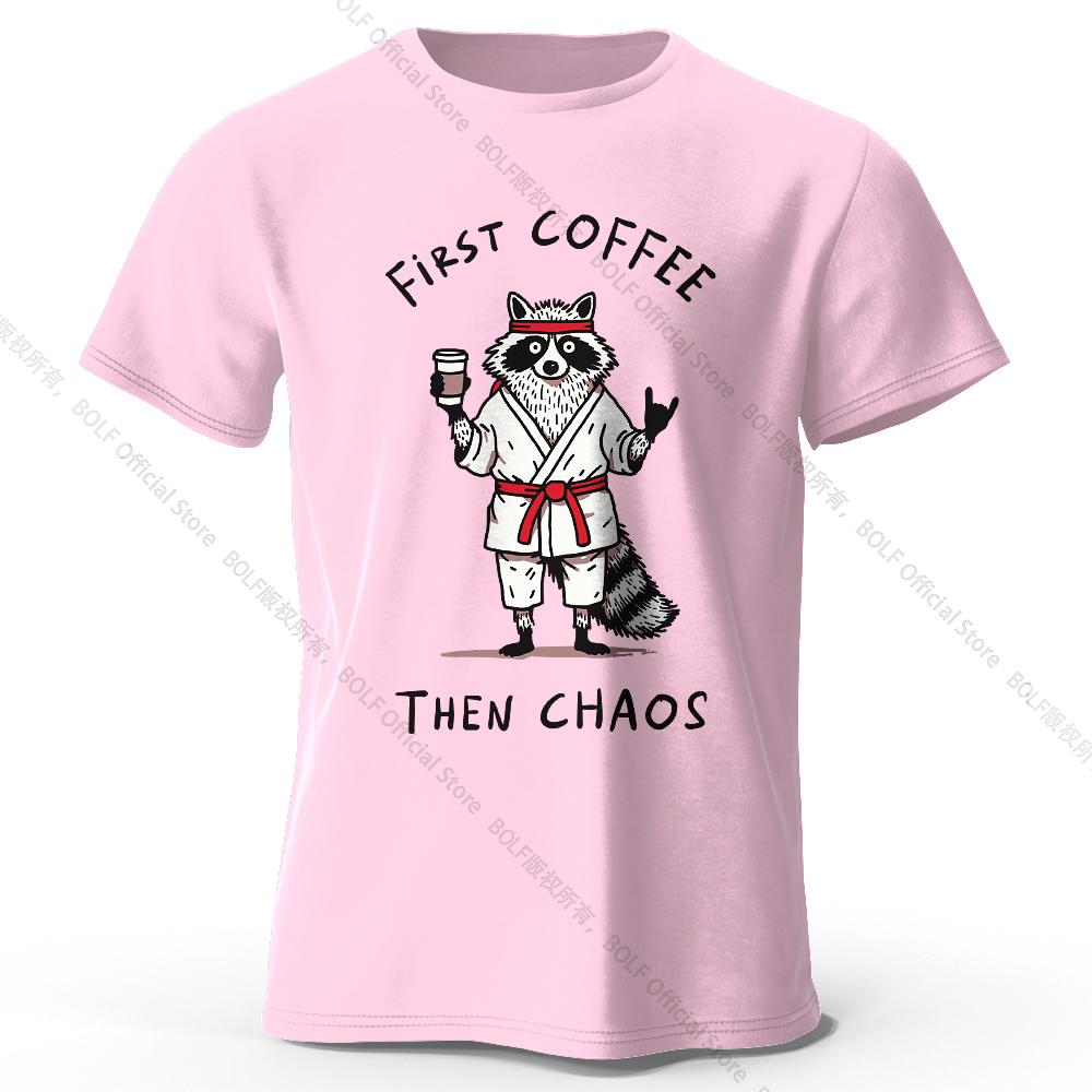 Мужская футболка с принтом "First Coffee" 100% хлопок Оверсайз Утренние графические футболки для женщин Летние топы Кафе Уличная одежда