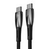 Baseus Glimmer USB-C To USB-C Cable, 100W, 2M (Black)