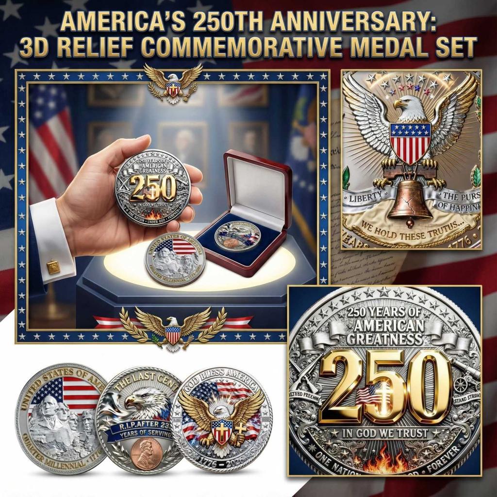 Медаль commemorative 3D-рельеф к 250-летию Памятная монета