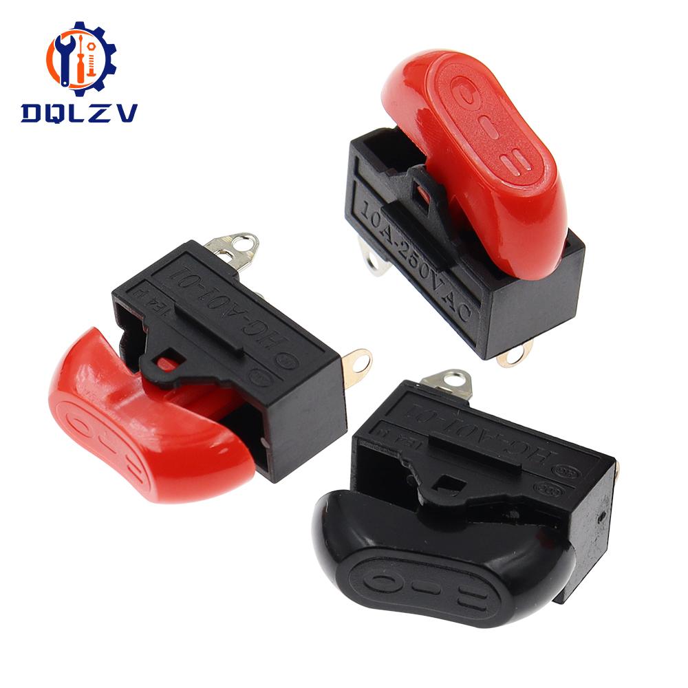 KCD15-103/T Hair Dryer Switch 3 Pins Rocker Switch 3 Position ON-OFF-ON Boat Shaped Switch