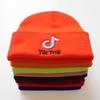 TikTok Three-dimensional Embroidery Student Knitted Hat Wool Hat Cap Cold Hat Fall Winter Warm Hat Men and Women