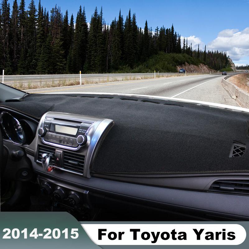 Для Toyota Yaris XP130 2014 2015 автомобильный коврик для приборной панели солнцезащитный козырек коврики защитные аксессуары