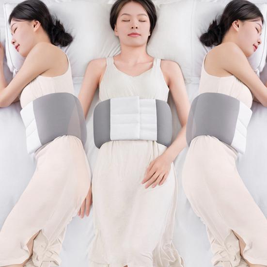 Sleeping Lumbar Support Pillow 360 Degrees Wrap Around Adjustable Lumbar Support Cushion Lower Back Sciatic Nerve Pain Relief Soft Silk Cotton Waist