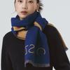 ONSZ Wool Cashmere Solid Double-Sided Logo Muffler