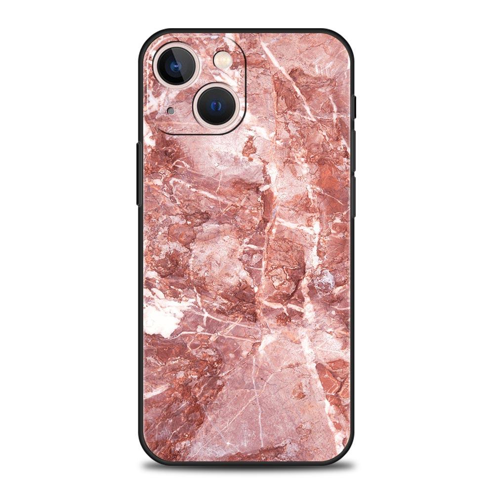 Мраморный Каменный Чехол Для Телефона Для iPhone 17 Air 16 Plus 13 15 14 12 11 Pro MAX 7 8 SE Мягкий ТПУ Ударопрочный Чехол Funda