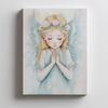 Pastel Angel of Prayer Pastel Angel of Prayer, 40X50 Cm, Gold Aluminum Frame, 230 Gsm Matte Paper